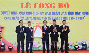 Công bố phường Song Liễu là 'Xã an toàn khu thời kỳ kháng chiến chống Pháp'