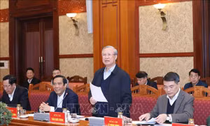 Thường trực Ban Bí thư Trần Quốc Vượng: Tập trung cao độ phục vụ Đại hội XIII của Đảng