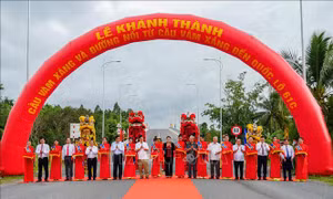 Khánh thành cầu Vàm Xáng bắc qua sông Cần Thơ