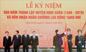Lễ kỷ niệm 550 năm thành lập huyện Nghi Xuân (Hà Tĩnh)