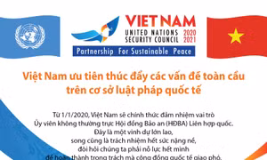 Việt Nam ưu tiên thúc đẩy các vấn đề toàn cầu trên cơ sở luật pháp quốc tế