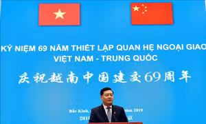 Kỷ niệm 69 năm thiết lập quan hệ ngoại giao Việt Nam-Trung Quốc tại Bắc Kinh