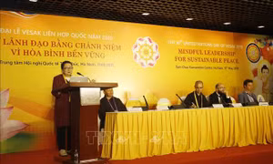 Hướng con người tới hòa bình, cùng nhau hành động đi đến một xã hội tốt đẹp hơn