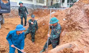 Hủy nổ thành công quả bom nặng 250kg còn sót lại sau chiến tranh