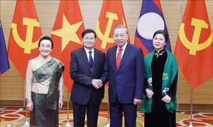 Chuyến thăm của Chủ tịch nước Thongloun Sisoulith đến Việt Nam góp phần thắt chặt quan hệ song phương