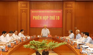 Ngày 5/8, Ban Chỉ đạo Trung ương về phòng, chống tham nhũng họp Phiên thứ 20