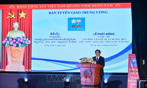 Phát động cuộc thi tìm hiểu lịch sử quan hệ đặc biệt giữa Việt Nam và Lào