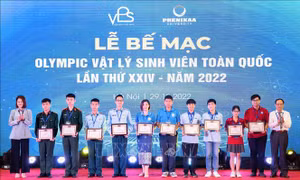 Bế mạc Olympic Vật lý sinh viên toàn quốc năm 2022