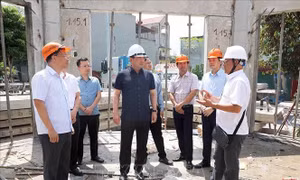 Nhà lắp ghép phục vụ tái định cư sân bay Gia Bình