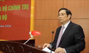 Đoàn công tác của Ban Bí thư Trung ương Đảng làm việc với Ban Thường vụ Quân ủy Trung ương