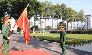 Thiêng liêng lời thề chiến sỹ mới tại thành phố mang tên Bác