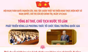 Tổng Bí thư, Chủ tịch nước Tô Lâm: Phát triển vùng là phương thức tổ chức tăng trưởng quốc gia