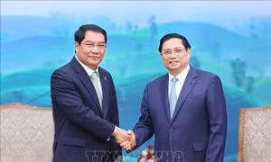 Thủ tướng Phạm Minh Chính tiếp Đô trưởng Vientiane