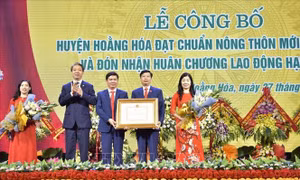 Huyện Hoằng Hóa (Thanh Hóa) đạt chuẩn nông thôn mới