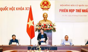 Chủ tịch Quốc hội chủ trì Phiên họp thứ nhất Hội đồng bầu cử Quốc gia