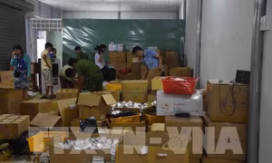  Giám đốc công ty mỹ phẩm và 7 nhân viên ngăn cản lực lượng chức năng, khoá trái nhà kho khi bị kiểm tra