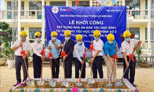 Khởi công xây dựng nhà ăn học sinh bán trú Tủa Chùa