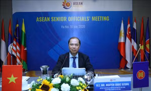 Cuộc họp trực tuyến các quan chức cấp cao ASEAN 