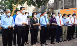 Dâng hương tưởng niệm 100 năm Ngày sinh Chủ tịch Quốc hội Lê Quang Đạo