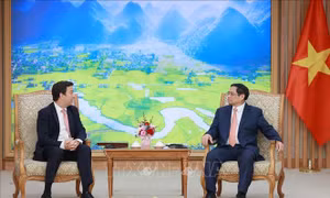 Thủ tướng Phạm Minh Chính tiếp Chủ tịch Tập đoàn Abbott (Hoa Kỳ)