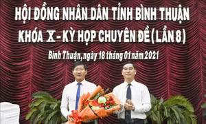 Ông Lê Tuấn Phong được bầu giữ chức vụ Chủ tịch UBND tỉnh Bình Thuận