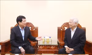 Chủ tịch nước Lương Cường chúc Tết các nguyên lãnh đạo Đảng, Nhà nước