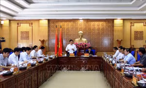 Đoàn công tác Ban Bí thư Trung ương Đảng làm việc với tỉnh Lai Châu