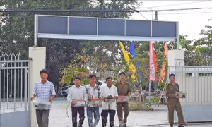 Thu giữ, giao nộp gần 500 bộ dụng cụ kích điện dùng trong khai thác thủy hải sản