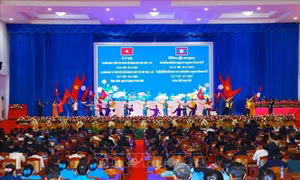  Mít tinh kỷ niệm Năm đoàn kết hữu nghị Việt Nam - Lào 2022