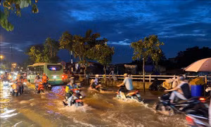 Đợt triều cường cao kỷ lục trong 24 năm qua trên sông Đồng Nai đã 'hạ nhiệt'