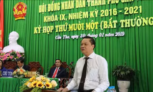 Ông Dương Tấn Hiển được bầu giữ chức Phó Chủ tịch UBND thành phố Cần Thơ