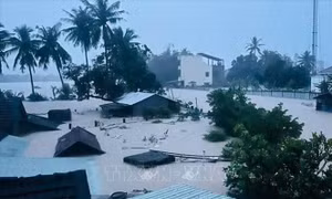 Mưa lũ khiến 85 nhà hư hỏng, 20.454 nhà ngập tại khu vực miền Trung
