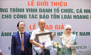 Vinh danh cá nhân, tổ chức có công bảo tồn các loài hoang dã 