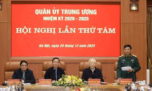 Tổng Bí thư Nguyễn Phú Trọng chủ trì Hội nghị Quân ủy Trung ương lần thứ tám