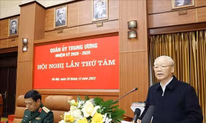 Tổng Bí thư Nguyễn Phú Trọng chủ trì Hội nghị Quân ủy Trung ương