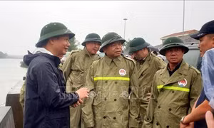 Kiểm tra công tác phòng, chống bão số 1 tại Quảng Ninh