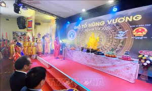 Trang trọng lễ tưởng nhớ Vua Hùng tại CH Séc