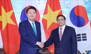 Báo chí Hàn Quốc đưa tin đậm nét về chuyến thăm Việt Nam của Tổng thống Yoon Suk Yeol 