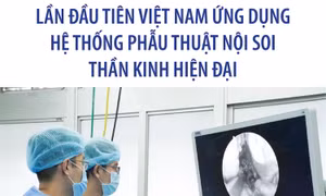 Lần đầu tiên Việt Nam ứng dụng hệ thống phẫu thuật nội soi thần kinh hiện đại