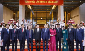  Chủ tịch Quốc hội Trần Thanh Mẫn hội kiến Tổng Bí thư, Chủ tịch nước Lào Thongloun Sisoulith