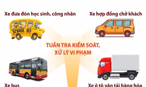  Từ 1/8 đến 15/10/2023: Tổng kiểm soát xe ô tô kinh doanh vận tải trên toàn quốc