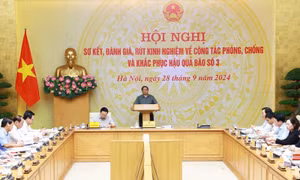 Thủ tướng chủ trì Hội nghị rút kinh nghiệm về ứng phó với bão số 3