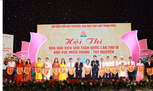 17 đội tham gia Hội thi Hòa giải viên giỏi toàn quốc khu vực miền Trung - Tây Nguyên