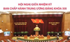 Hội nghị Ban Chấp hành Trung ương Đảng giữa nhiệm kỳ khóa XIII thành công tốt đẹp