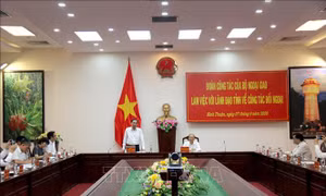 Tăng cường công tác đối ngoại, đẩy mạnh thu hút đầu tư và hợp tác kinh doanh
