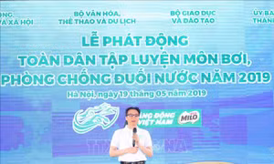 Phó Thủ tướng Vũ Đức Đam phát động toàn dân tập bơi, phòng chống đuối nước