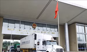 Trên 500 tấn hàng hóa qua Cửa khẩu Quốc tế Kim Thành đầu năm mới