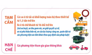 Hà Nội: Tạm cấm, hạn chế phương tiện một số tuyến đường ngày 26 và 27/12/2025