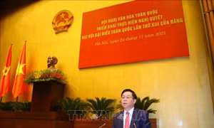 Hội nghị Văn hóa 2021: Khơi dậy tinh thần cống hiến, đổi mới sáng tạo của nhân dân