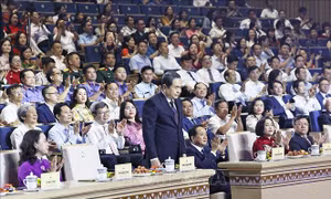 Chủ tịch Quốc hội Trần Thanh Mẫn dự Lễ trao Giải Báo chí Quốc gia lần thứ XX
